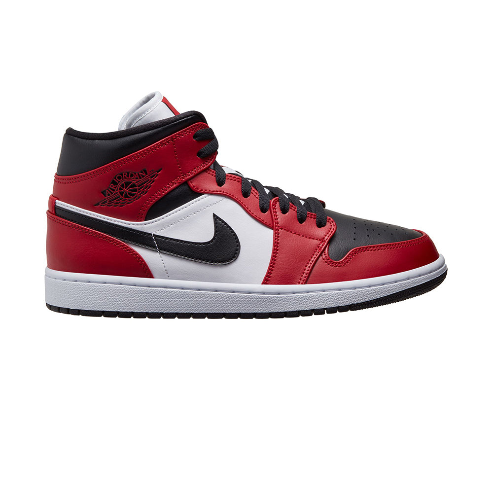 Jordan Mens Air Jordan 1 Mid Sneakers in Black Color