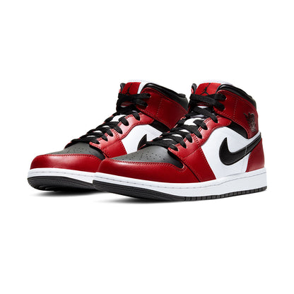 Jordan Mens Air Jordan 1 Mid Sneakers in Black Color