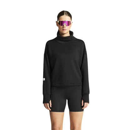 Craft Womens Subz Funnelneck Jersey Tops in Black Color