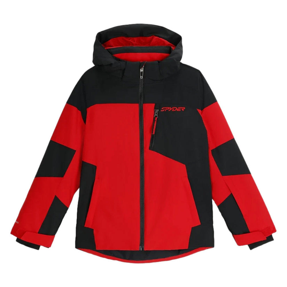 Spyder Kids Leader Jacket Skiing & Snowboarding Jackets in Red Color