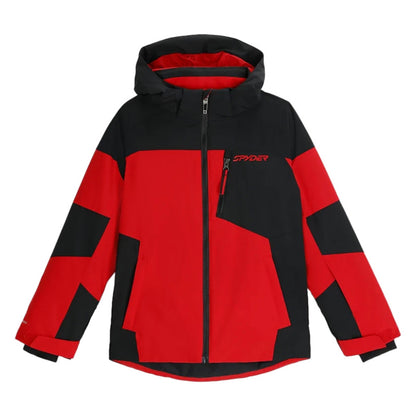 Spyder Kids Leader Jacket Skiing & Snowboarding Jackets in Red Color