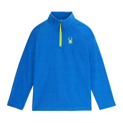 Spyder Kids Speed Fleece 1/2 Pullover in Blue Color