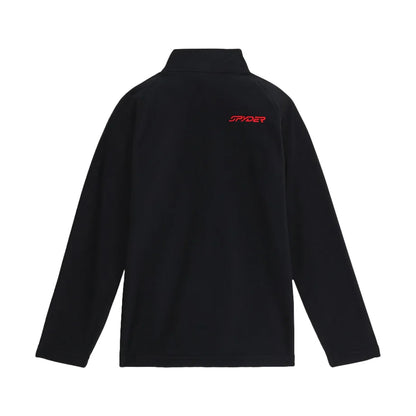 Spyder Kids Speed Fleece 1/2 Pullover in Black Color