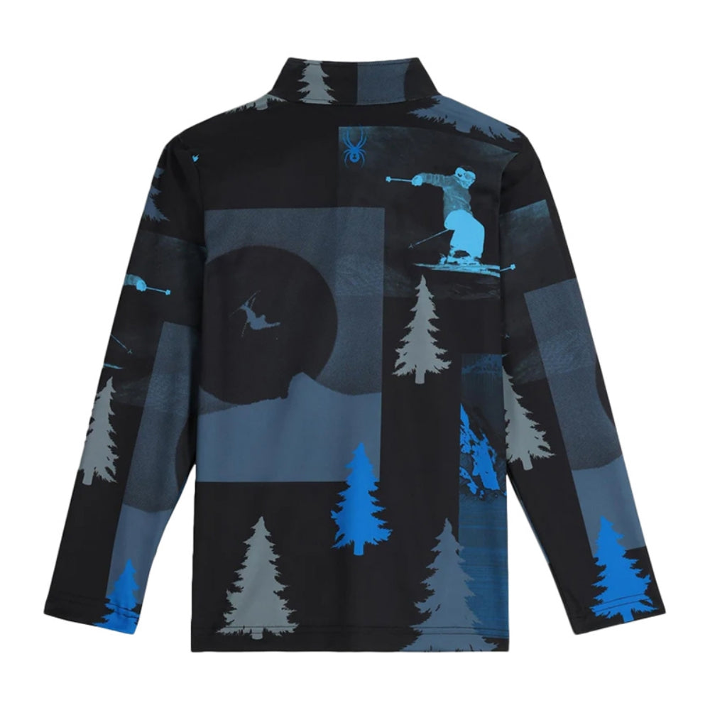 Spyder Kids Jacobs 1/2 Zip Pullover in Black Color