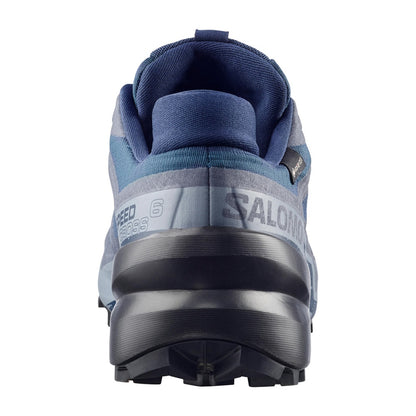 Salomon Mens Speedcross 6 GORE-Tex Trail Running Shoes in Blue Color