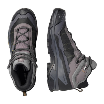 Salomon Mens X Ultra 5 Mid GORE-Tex Boots in Grey Color