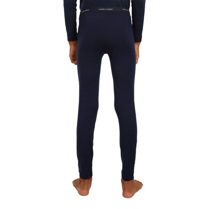 Icebreaker Kids 200 Oasis Leggings Bottoms in Blue Color