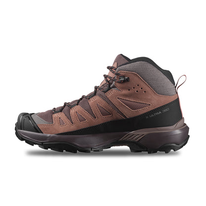 Salomon Womens X Ultra 360 Leather Mid Boots in No Color