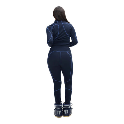 Halfdays Womens Fay Leggin Skiing & Snowboarding Pants in Blue Color