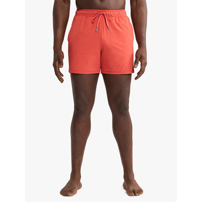 Fair Harbor Clothing Pbc Mens The Bungalo 5 Inch Swimsuits in Red Color