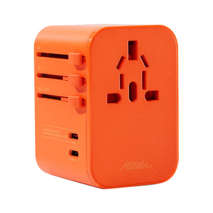 Matador Unisex Global Travel Adapter Travel Accessories in Orange Color