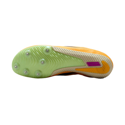 Nike Unisex Zoom Rival Sprint Track Spikes in Yellow Color