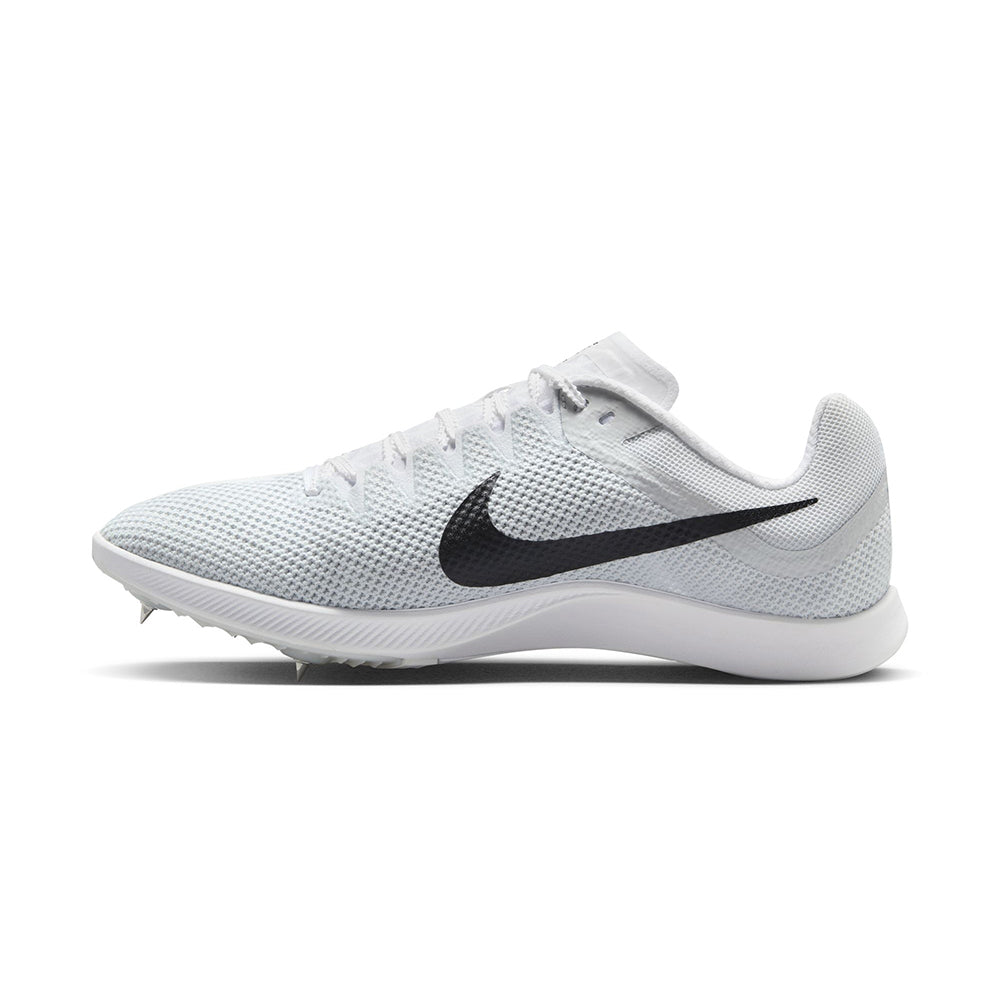 Nike Mens Zoom Rival Distance Track Spikes in White Color