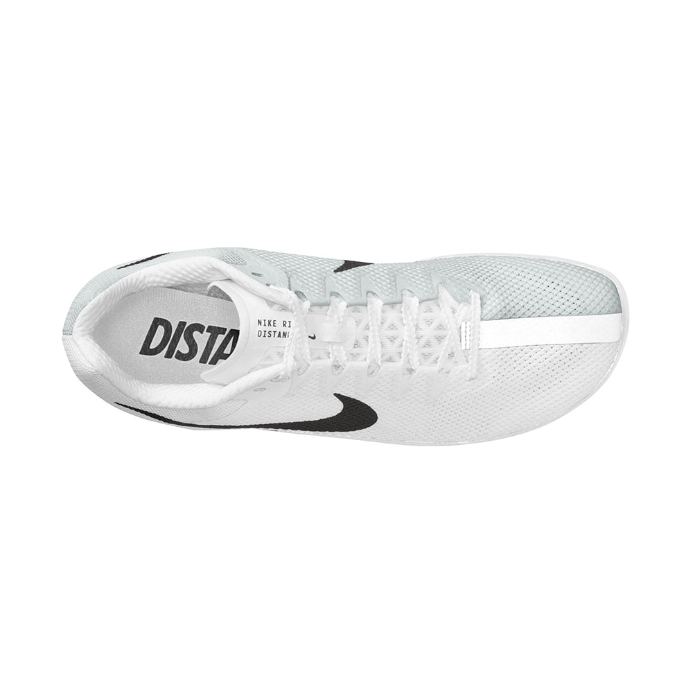 Nike Mens Zoom Rival Distance Track Spikes in White Color