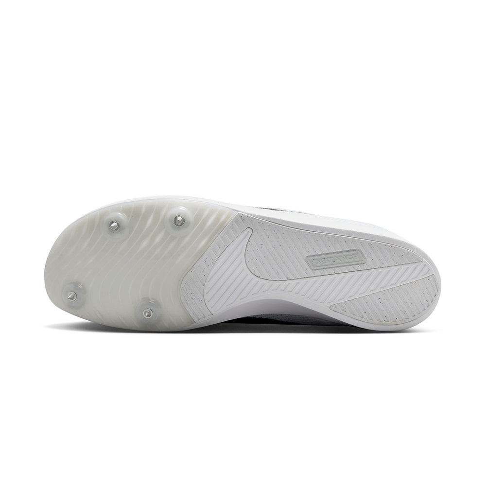 Nike Mens Zoom Rival Distance Track Spikes in White Color