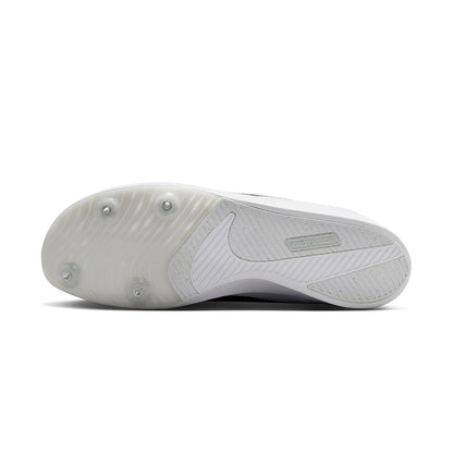 Nike Mens Zoom Rival Distance Track Spikes in White Color