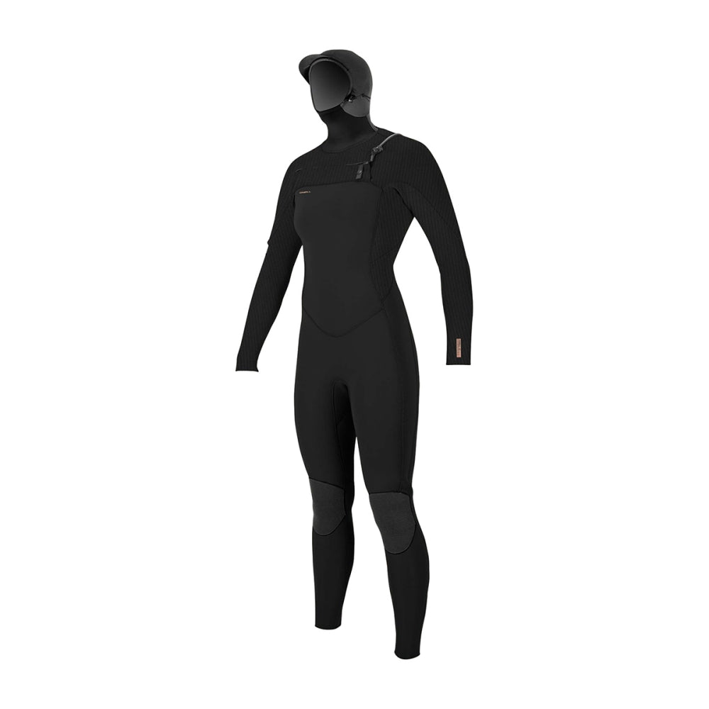 O'Neill Womens Hyperfreak 5/4 Cz Wetsuits in Black Color