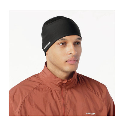 RUN TECH HEADBAND U | DEEP BLACK