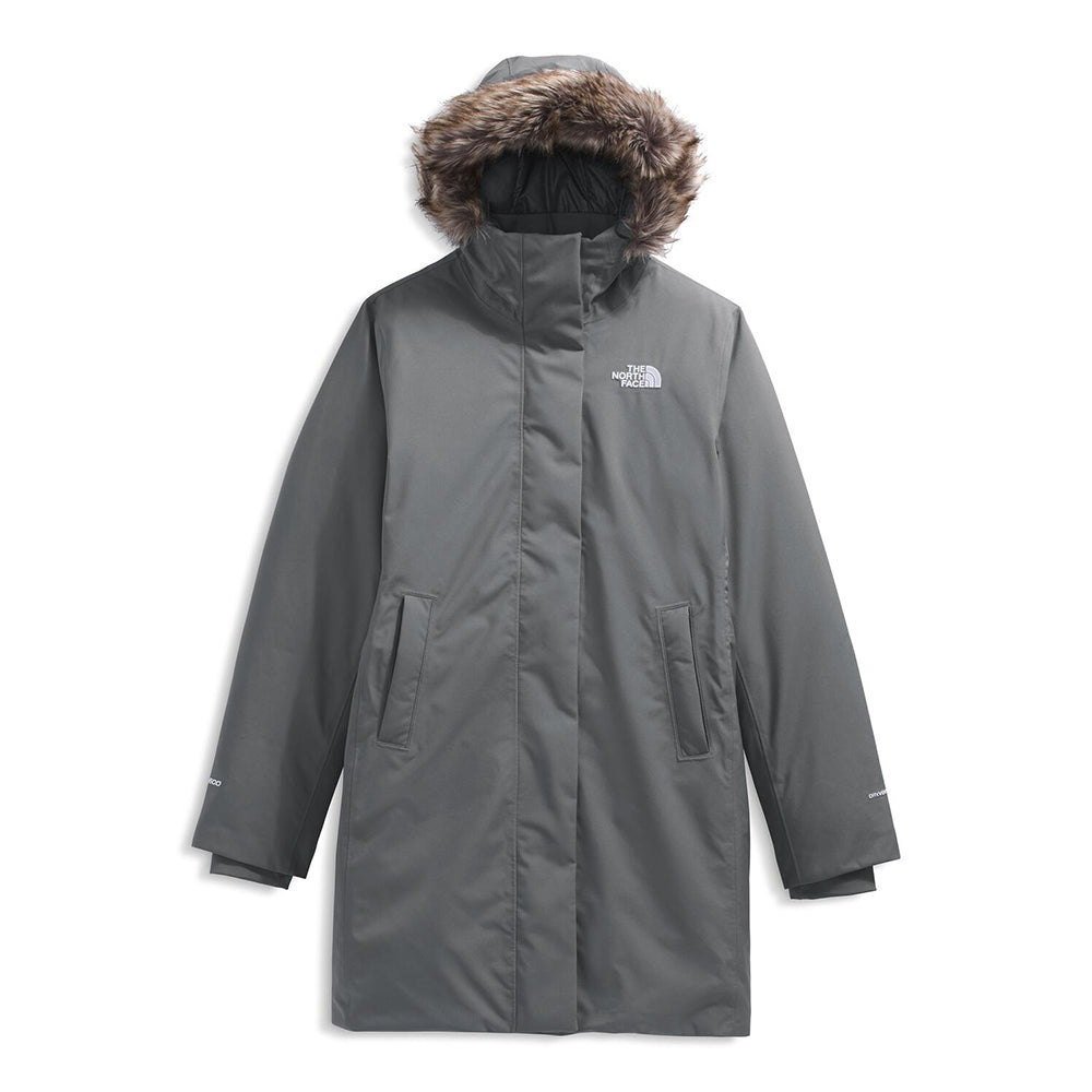 The North Face Womens Arctic Parka City Coats in Grey Color