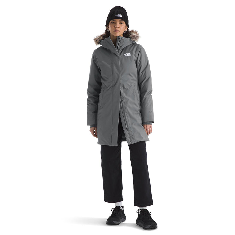 The North Face Womens Arctic Parka City Coats in Grey Color