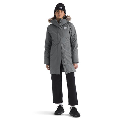 The North Face Womens Arctic Parka City Coats in Grey Color