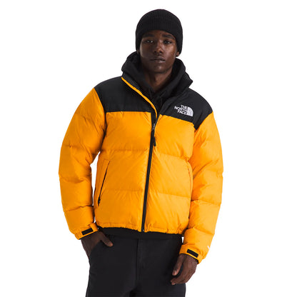 The North Face Mens 1996 Retro Nuptse City Coats in Yellow Color