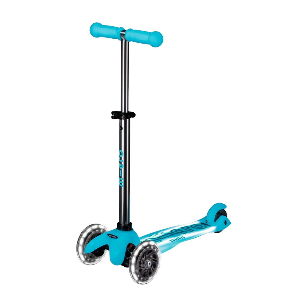 Kickboard Kids Micro Mini Glow Plus Led Scooters in Blue Color