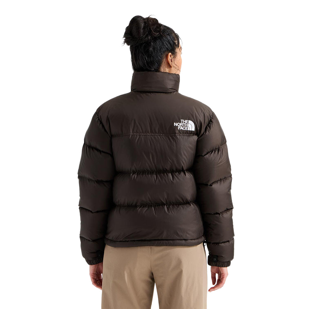 The North Face Womens 1996 Retro Nuptse Jack City Coats in Brown Color
