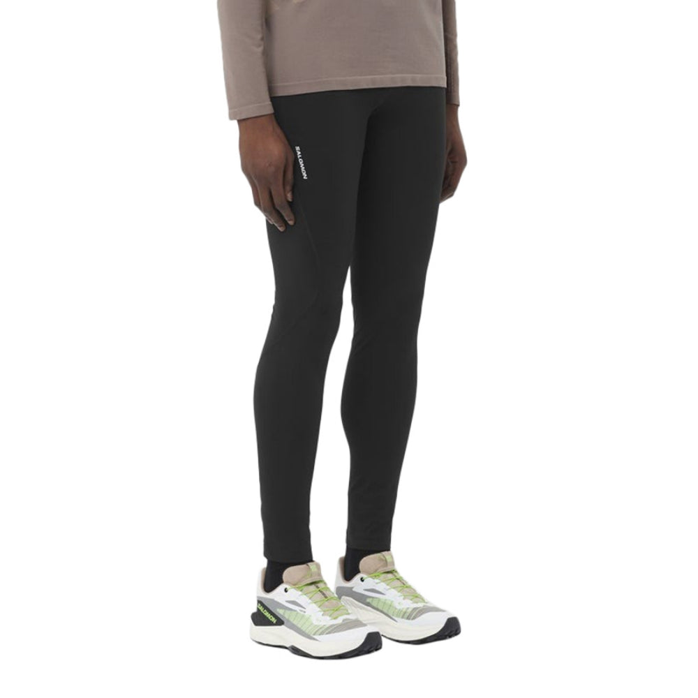 Salomon Mens Shkout Core Warm Tights in Black Color