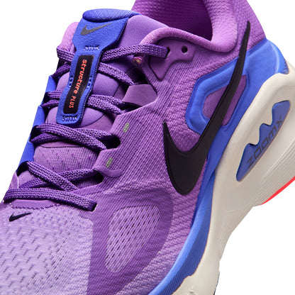 Nike Womens Structure Plus Running Shoes in Purple Color