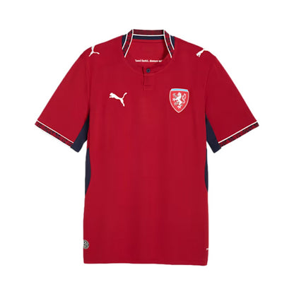 Puma Mens Czech home replica jersey 26 Fan Apparel in Red Color
