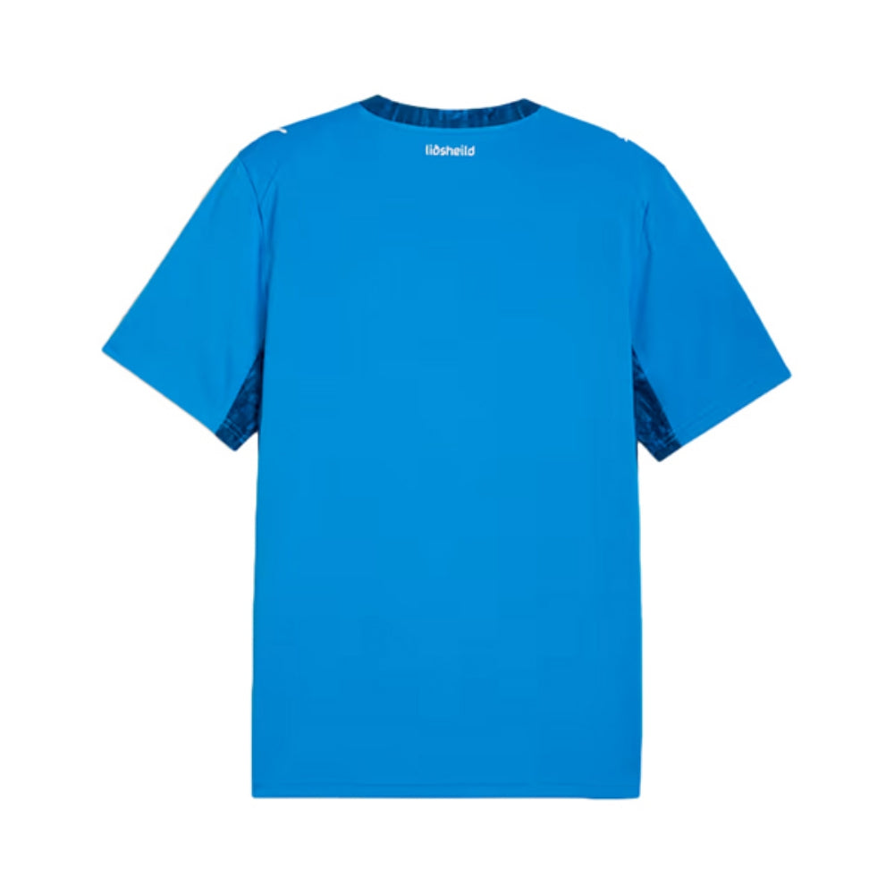 Puma Mens Iceland home replica jersey 26 Fan Apparel in Blue Color
