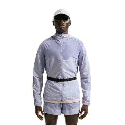 Nike Mens Df Stride Running Jack Running Jackets in Purple Color