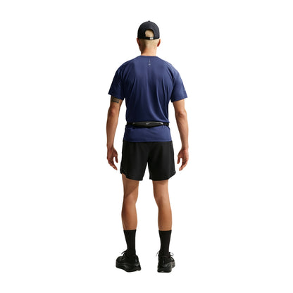 Nike Mens Stride Df Adv short sleeve Tops in Blue Color