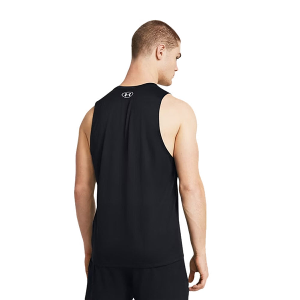 Under Armour Mens Ua Tech Tank Tops in Black Color