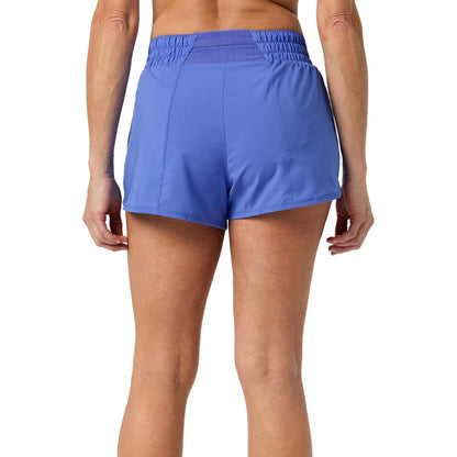 Nike Womens Df One Mr 3In Bl Shorts in Blue Color