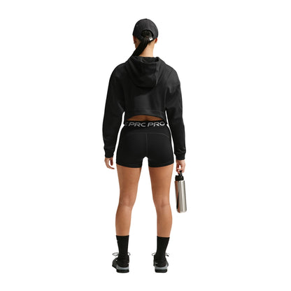 Nike Womens Nike Pro Mr 3In Biker Sh Shorts in Black Color