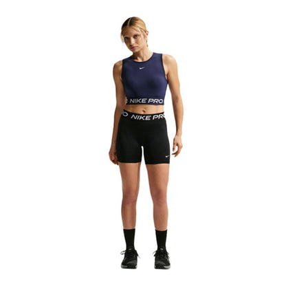 Nike Womens Nike Pro Mr 5In Biker Sh Shorts in Black Color