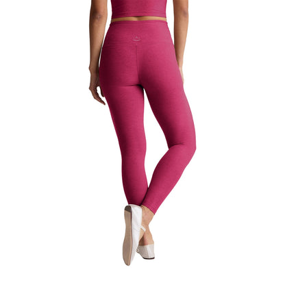 Beyond Yoga Womens Sd Caught In The Midi Hw Tights in Pink Color