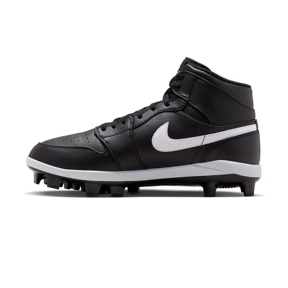 Jordan Mens Air Jordan 1 High Cleat Baseball Cleats in Black Color