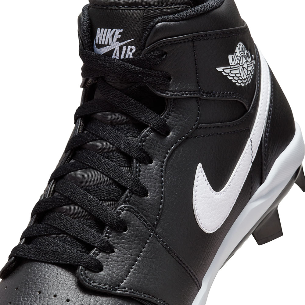 Jordan Mens Air Jordan 1 High Cleat Baseball Cleats in Black Color
