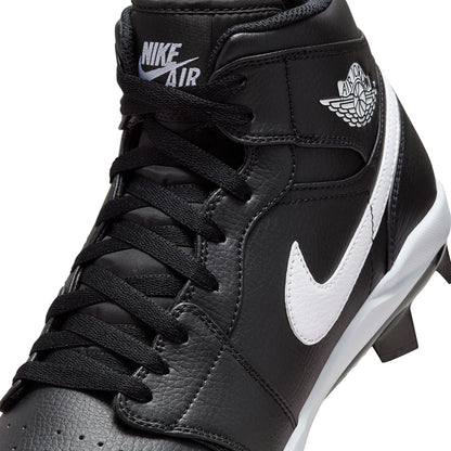 Jordan Mens Air Jordan 1 High Cleat Baseball Cleats in Black Color