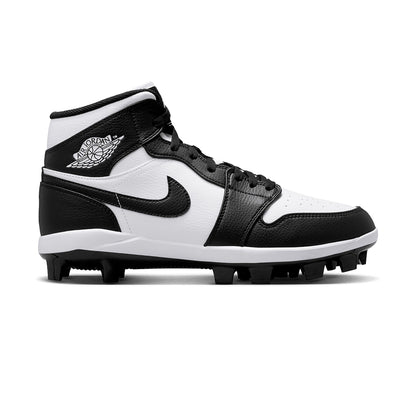Jordan Mens Air Jordan 1 High Cleat Baseball Cleats in White Color