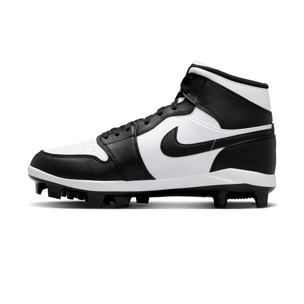 Jordan Mens Air Jordan 1 High Cleat Baseball Cleats in White Color
