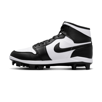 Jordan Mens Air Jordan 1 High Cleat Baseball Cleats in White Color