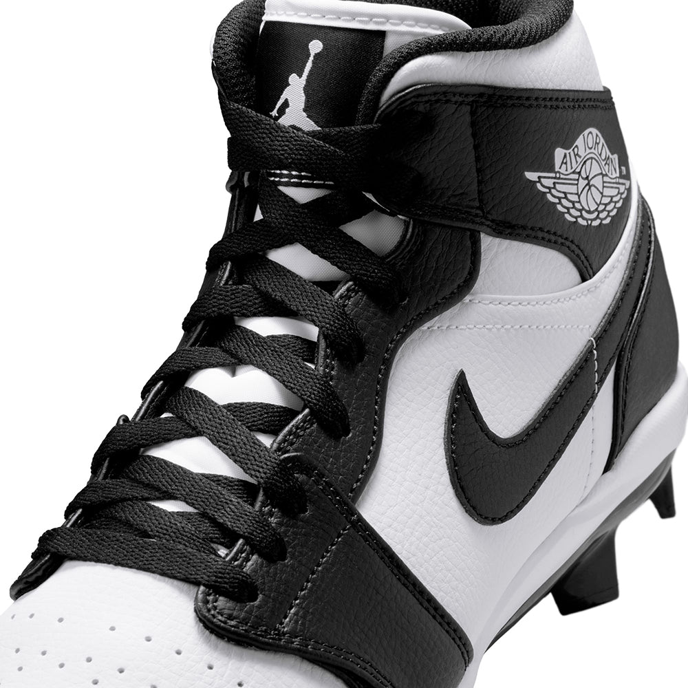 Jordan Mens Air Jordan 1 High Cleat Baseball Cleats in White Color