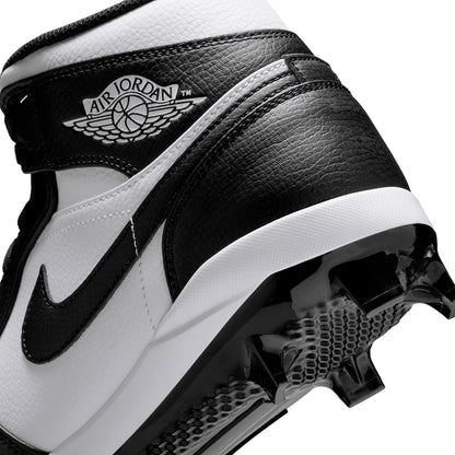Jordan Mens Air Jordan 1 High Cleat Baseball Cleats in White Color