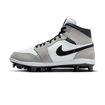 Jordan Mens Air Jordan 1 High Cleat Baseball Cleats in Grey Color