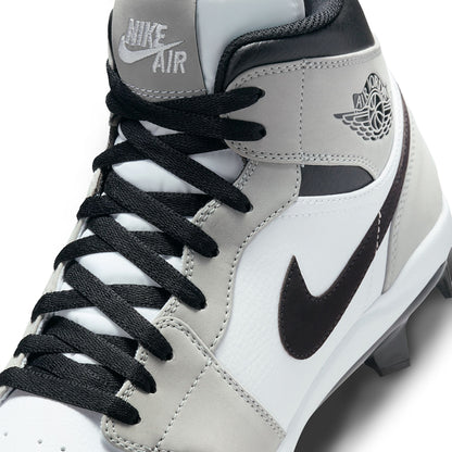 Jordan Mens Air Jordan 1 High Cleat Baseball Cleats in Grey Color