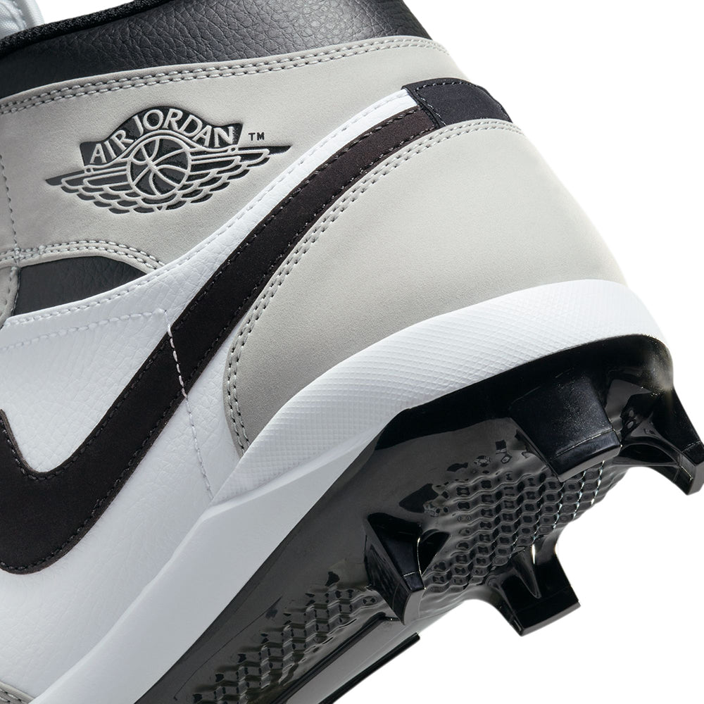 Jordan Mens Air Jordan 1 High Cleat Baseball Cleats in Grey Color